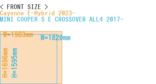 #Cayenne E-Hybrid 2023- + MINI COOPER S E CROSSOVER ALL4 2017-
